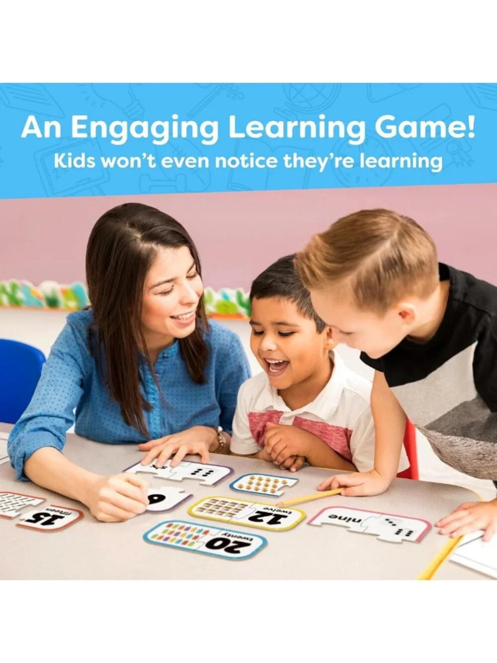 Engaging Number Puzzle Games for Kids 3-5 | 20 Sets Toddler Learning Toys
